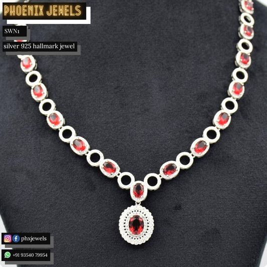Silver Celestial Cascade necklace for women