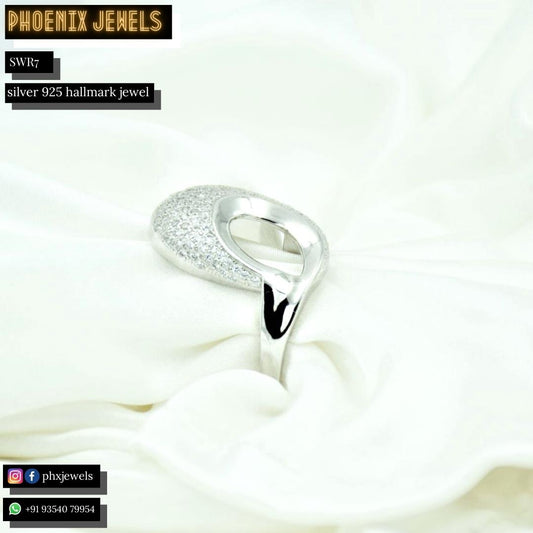 Silver Demeter ring for women